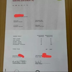 Buy German B2 Certificate