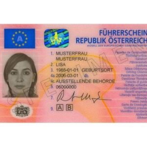 Buy Austrian Drivers License Online