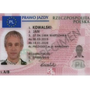 Buy Polish Drivers License